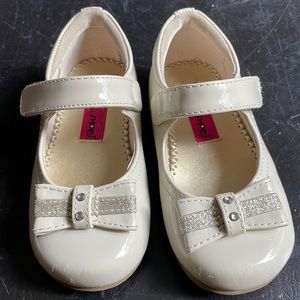 Rachel shoes with bow and sparkle accent